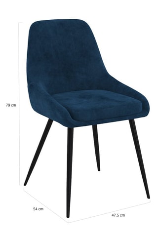 4 chaises - 47,5 x 79 x 54 cm