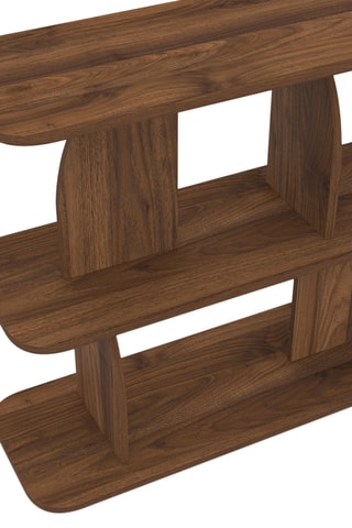 Etagère basse 3 niveaux Japandi - 112 x 73 x 30 cm