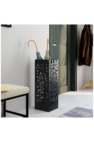 Porte-parapluie Flora - Noir