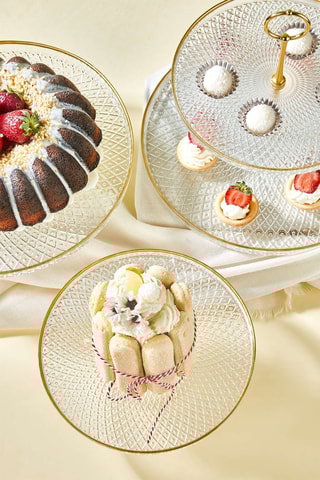 Serviteur muet et 2 présentoirs à gâteau