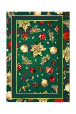 Nappe rectangulaire - Vert - 140 x 300 cm