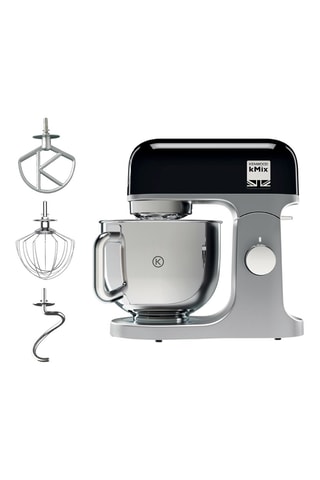 Robot pâtissier multifonctions 5 l - 1000 W - Noir et argenté