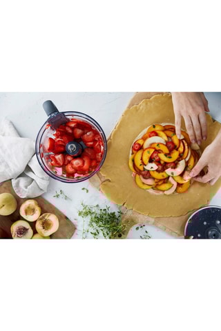 Hachoir multifonction - 2,4 l - Gris et transparent