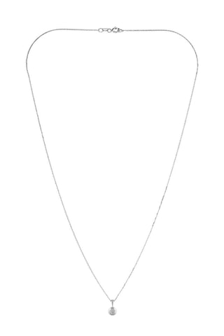 Pendente Bombe Ouro branco e diamantes