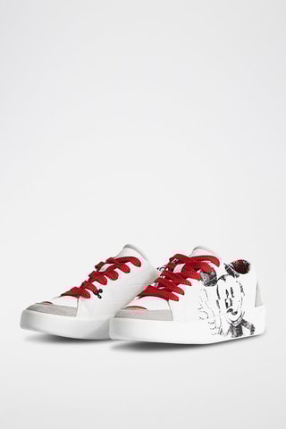 Baskets Mickey Disney Blanc et rouge