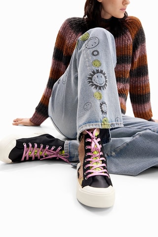 Baskets montantes - Noir