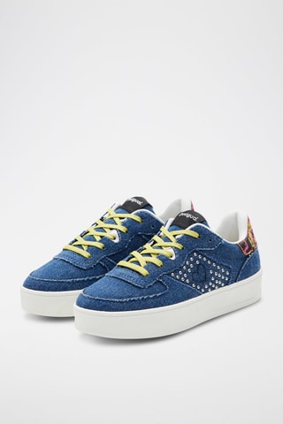 Baskets plateformes - Bleu