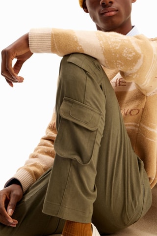 Pantalon droit - Vert