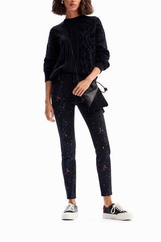 Pantalon slim - Noir