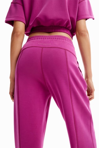 Pantalon wide legs - Rose