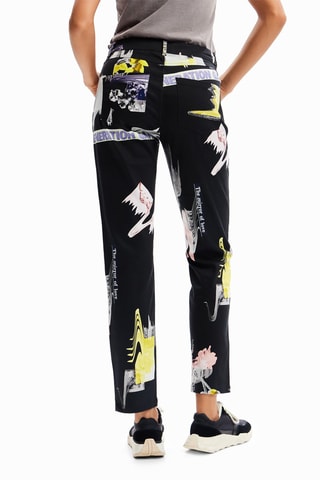 Pantalon droit - Noir