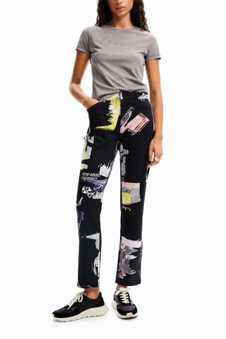 Pantalon droit - Noir