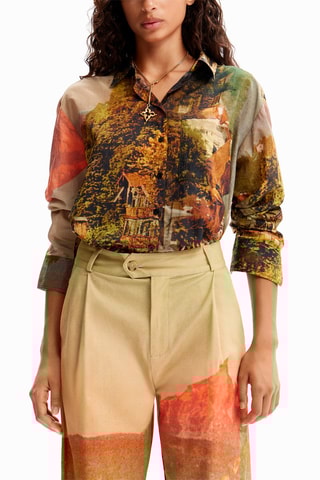 Pantalon wide legs - Beige