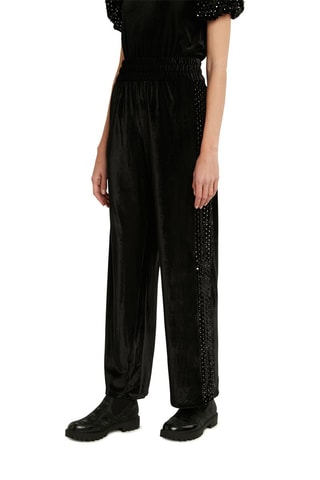 Pantalon wide leg Noir