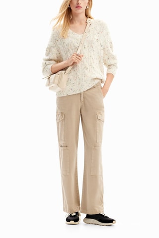 Pantalon cargo - Beige