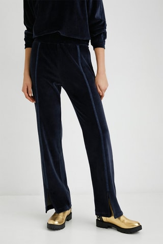 Pantalon droit Bleu marine
