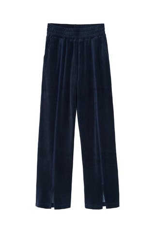 Pantalon droit Bleu marine