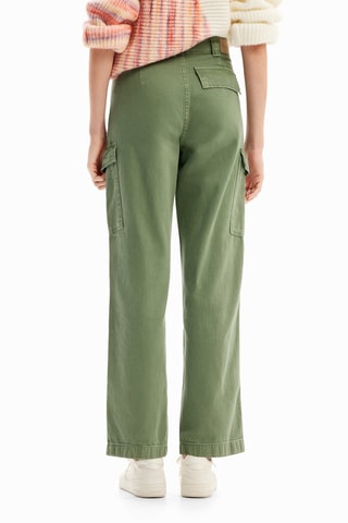 Pantalon cargo - Vert