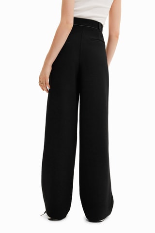 Pantalon wide legs - Noir