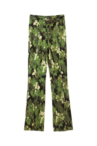 Pantalon flare - Vert