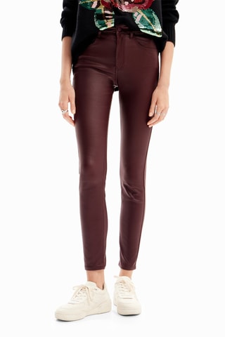 Pantalon slim - Bordeaux