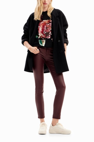 Pantalon slim - Bordeaux