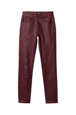 Pantalon slim - Bordeaux