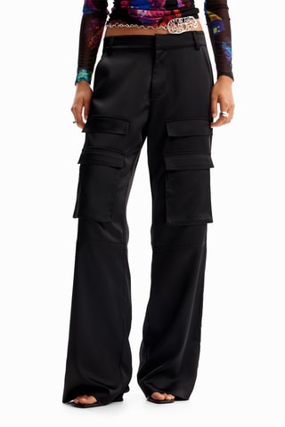 Pantalon cargo - Noir