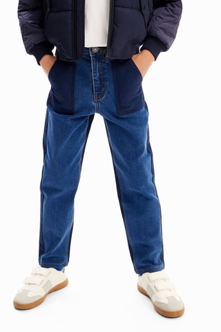 Jean boyfriend - Bleu