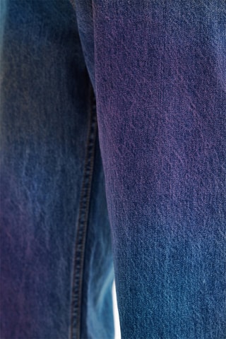 Jean droit Bleu cobalt et violet