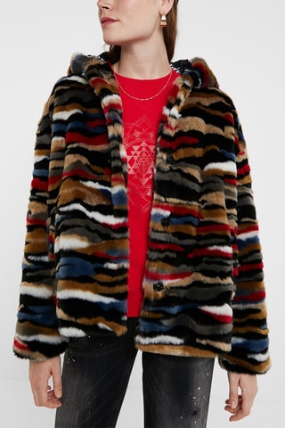 Manteau à capuche Bleu marine