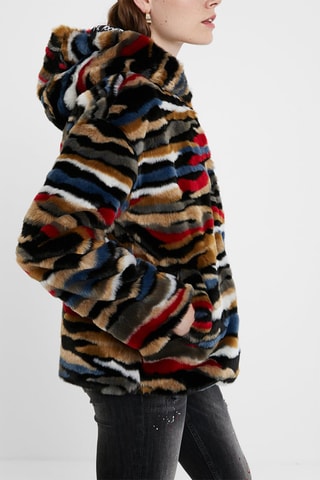 Manteau à capuche Bleu marine