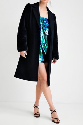 Manteau 
Bleu marine