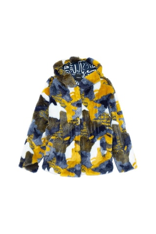 Manteau à capuche Moutarde