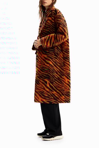 Manteau en laine - Orange
