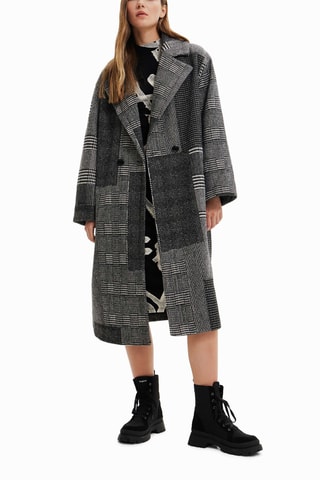 Manteau en laine Gris