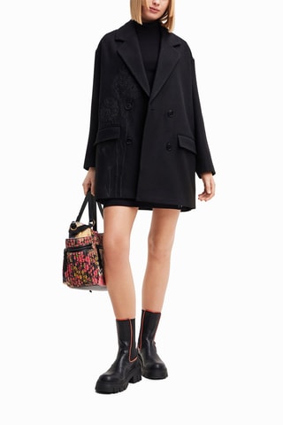 Manteau en laine - Noir