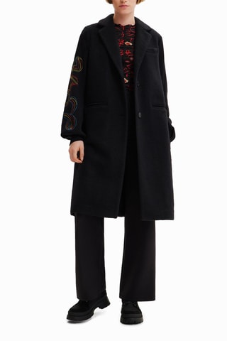 Manteau en laine - Noir