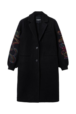 Manteau en laine - Noir