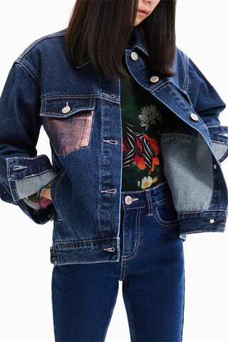 Veste en jean - Bleu
