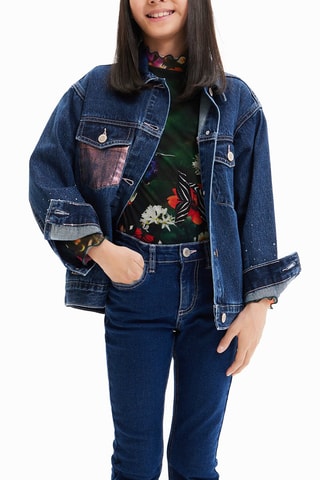 Veste en jean - Bleu