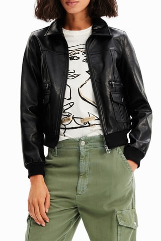 Veste regular - Noir