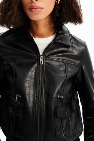 Veste regular - Noir