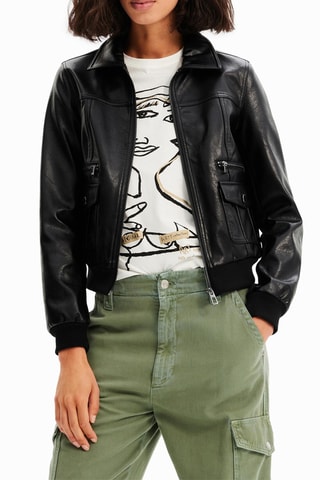 Veste regular - Noir