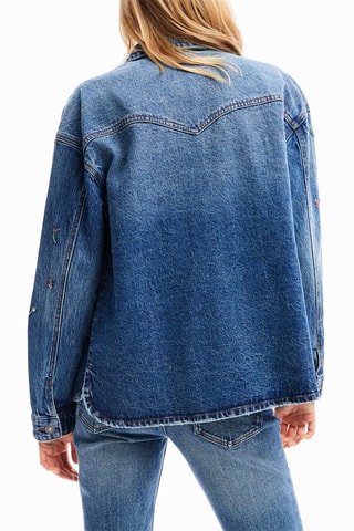 Veste en jean - Bleu