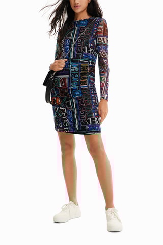 Robe fourreau - Noir