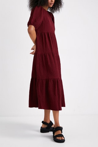 Robe trapèze Bordeaux