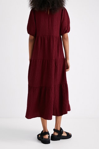 Robe trapèze Bordeaux