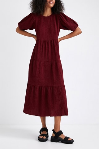 Robe trapèze Bordeaux