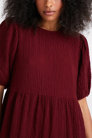 Robe trapèze Bordeaux